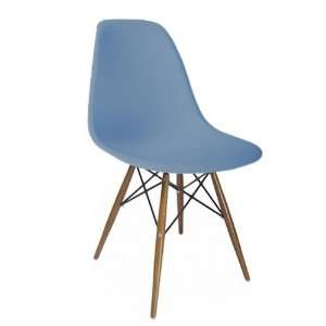  1950S Modern DSW Shell Side Chair   Blue