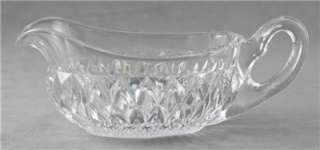 Vintage Molded Glass Lead Crystal Creamer Pitcher  