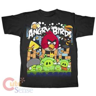 Angry Birds Kids T Shirt: Angriest Attack Pig Licensed  