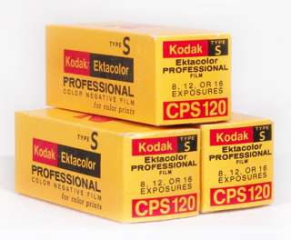   Ektacolor Professional CPS 120 Print Film   3 Rolls Exp. 11/75  
