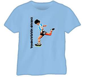Diego Maradona Argentina Italy Napoli T Shirt  