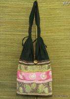   Hobo Bag Purse Paisley Swirl Thai Shoulder Handbag Handmade New BTP