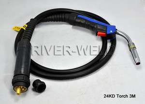 MB 24KD MIG/MAG Welding Torch 3 meter CO2 mig torch Euro connector 