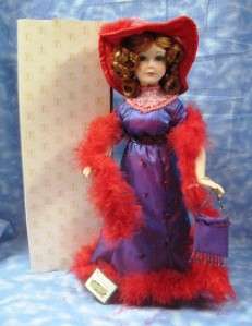 Heritage Signature Collection Porcelain Raquel Red Hat Doll 18  
