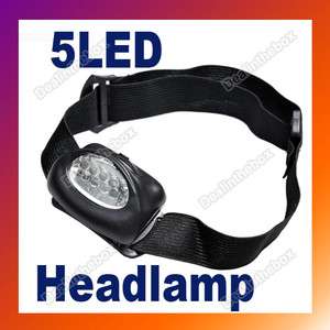 LED white Hiking Headlamp Flash Light Super Bright  