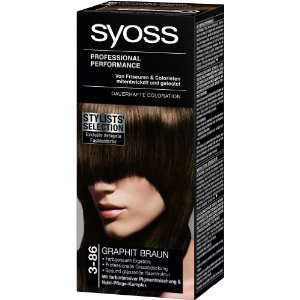Syoss Color Stylists Selection 3 86 Graphit Braun Stufe 3  