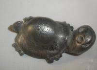 Collectable Vintage Handcrafted Turtle Pewter Marked  