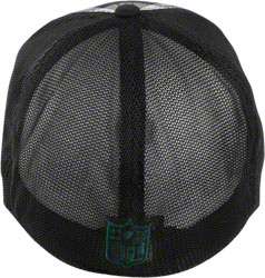 Philadelphia Eagles Black/White Checkered Plaid Flex Hat 