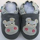 shoeszoo new soft sole leather baby shoes hippo grey 6 12m S