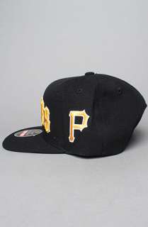 American Needle Hats The Pittsburgh Pirates Second Skin Snapback Hat 