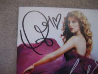 SIGNED AUTOGRAPHED Taylor Swift Speak Now CD freeWWs&h  