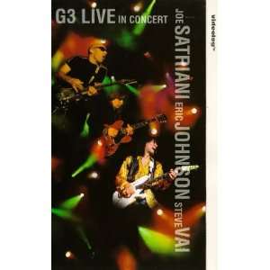 Joe Satriani   G3: Live In Concert [VHS]: Joe Satriani, Eric Johnson 