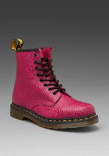 DR. MARTENS 1460 8 Eye Boot in Beet Red  