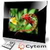 Cytem VX10 pro schwarz, Digitaler Bilderrahmen 26,2 cm (10.4 Zoll 