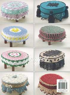 Fancy Footstools, Annies decorative crochet patterns  