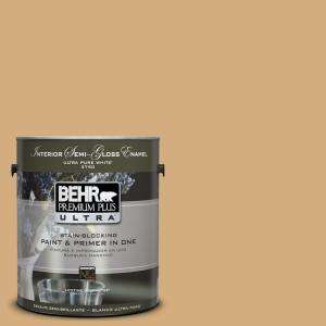 BEHR Premium Plus Ultra #UL160 4 Spiced Cashews Interior Semi Gloss 
