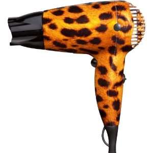 Haartrockner im Leoparden Look mit Diffuser und Formdüse, 1600 Watt 