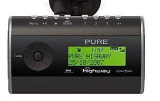 Pure Highway Car Tuner (DAB, UKW Tuner, Apple iPod Dock, USB 2.0 