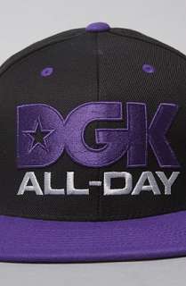 DGK The All Day Sport Snapback Cap in Black Purple  Karmaloop 