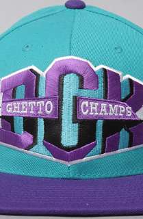 DGK The Ghetto Champs Starter Cap in Teal Purple  Karmaloop 