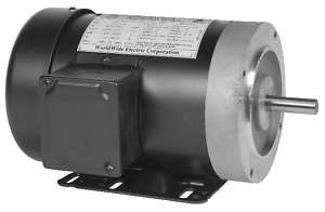 Electric Motor 1.5 hp 3 phase 1800 rpm TEFC 56C Frame  