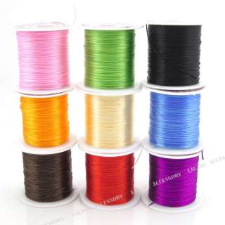   Mix Assorted Crystal Beading Elastic Cords Findings 13m/roll 130145