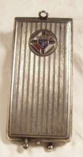 Sterling Knights of Columbus Stamp Holder Case Chatelaine Alfred 