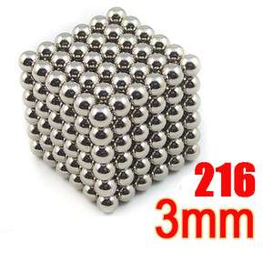 216 Magnetkugeln Neodym Magnet Kugeln Silver 3mm M cube neu  