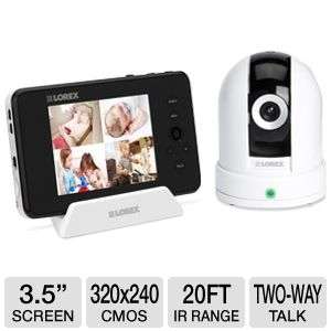 Lorex LW2451 3.5 Video Baby Monitor System   Pan/Tilt Wireless Camera 