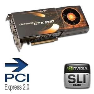 EVGA GeForce GTX 280 Superclocked Edition Video Card   1GB GDDR3, PCI 