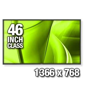 NEC X461UN 46 Large Widescreen LCD Display   1366x768, 3000:1 Native 