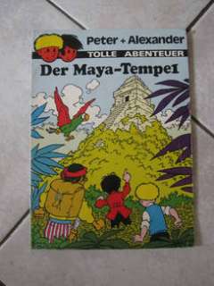 Comic Buch Peter + Alexander Tolle Abenteuer Der Maja Tempel in 