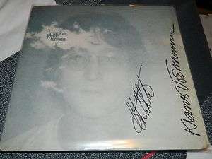   Imagine SIGNED AUTOGRAPHED RECORD by Alan White & Klaus Voormann