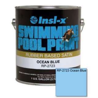 Insl X RP Series 1 Gallon Satin Ocean Blue Swimming Pool Paint RP2723 