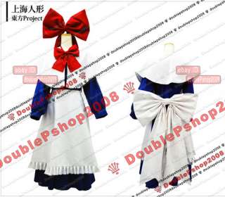Touhou Project Shanghai Dolls Cosplay Costume  