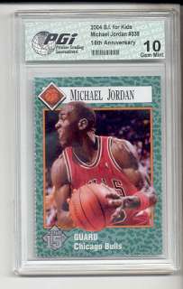 1989/04 Michael Jordan SI for Kids Card RC PGI 10 Air  