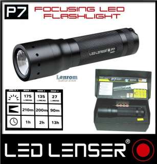 Led Lenser P7 ( 880004) Focusing Aluminum Tactical Flashlight   NEW 