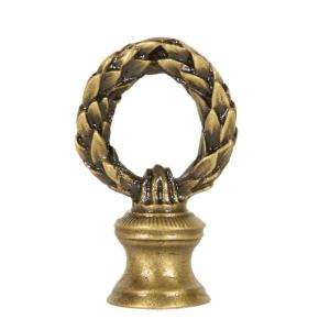 Mario Industries Small Wreath Lamp Finial A345B at The Home Depot 