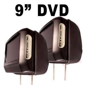 DIGITALE TFT   Kopfstützen Monitore 23cm (9) mit 2 x DVD & 2 x Games 