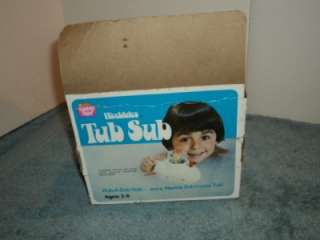 Vintage Weebles Tub Sub Hasbro 1976 New Old Stock  