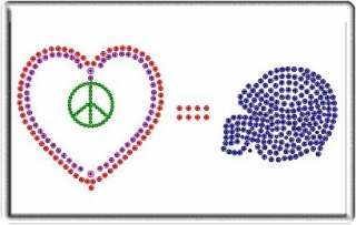 Rhinestones Pattern dot LOVE PEACE FOOTBALL HELMET 2263  
