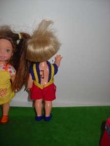 Kelly Train Dolls Jointed School Tommy Clothes Rare HTF  