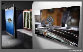 Leinwand Bild Auto Luxus Maybach Zeppelin Kühlerfigur Oldtimer Chrom 