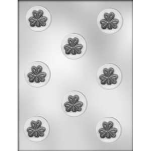 Inch Circle with Shamrock Chocolate Candy Mold  