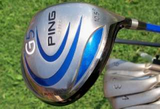 FULL PING G5 SET G5 DRIVER 3 & 5 WOODS + G5 IRONS + PING SW + NICE 