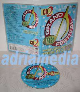 MB GRAND FESTIVAL CD Vol 2 Saban Saulic Zorica Brunclik Vuco Radisa 