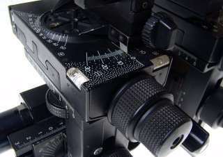 SINAR P2 LARGE FORMAT 4x5 BELLOWS MONORAIL BLACK FILM CAMERA VIEWER 