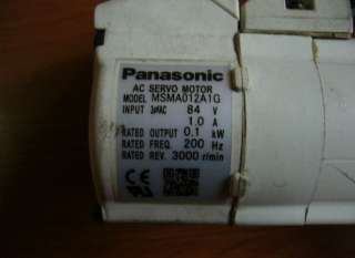 Panasonic Matsushita SERVO MOTOR MSMA012A1G 100W  