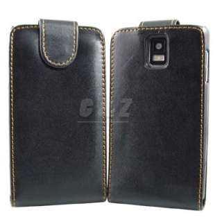 New Leather Case Pouch + LCD Film for Samsung Infuse 4G i997 a  