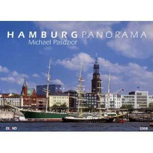 Hamburg Panorama 2008 Panorama Postkarten Kalender  